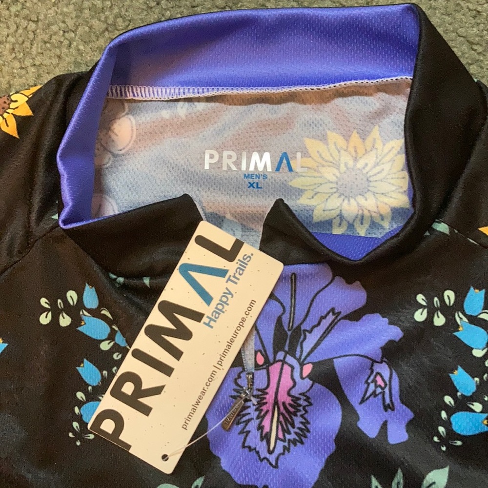 CYCLING JERSEY. Flower Powa. Men’s Large. New - Picture 2 of 3